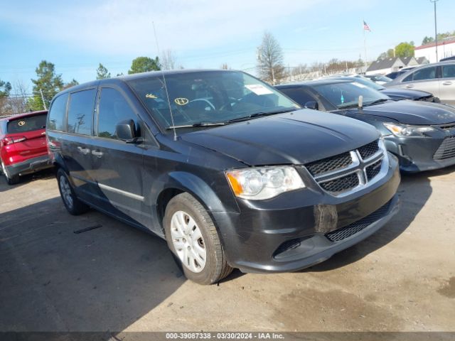 Auction sale of the 2014 Dodge Grand Caravan American Value Pkg, vin: 2C4RDGBGXER187646, lot number: 39087338