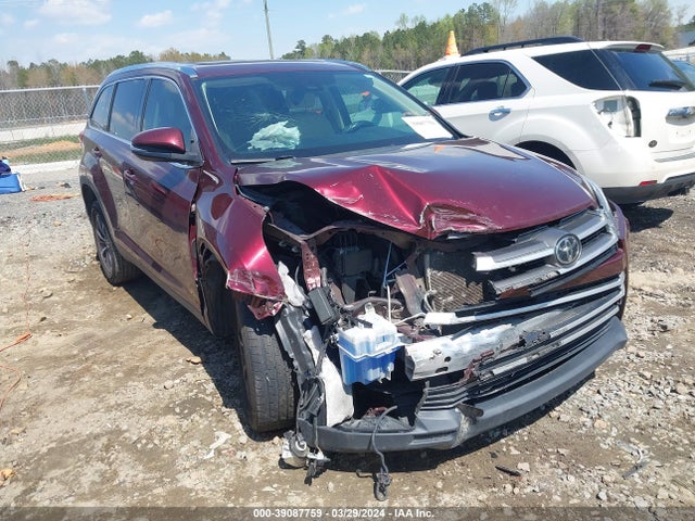Toyota Highlander Xle 2019 5TDKZRFH0KS290806 Image 1
