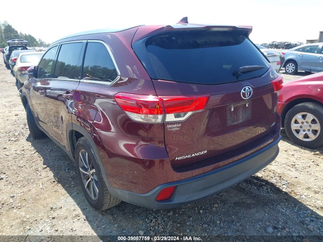 Toyota Highlander Xle 2019 5TDKZRFH0KS290806 Image 3