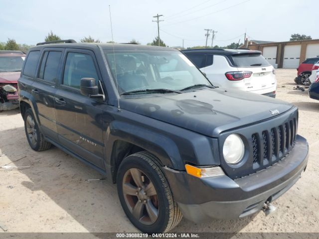 Продажа на аукционе авто 2014 Jeep Patriot High Altitude, vin: 1C4NJPFA3ED812789, номер лота: 39088219