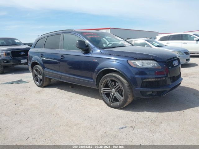 Продажа на аукционе авто 2014 Audi Q7 3.0t S Line Prestige, vin: WA1DGAFE2ED005216, номер лота: 39088352