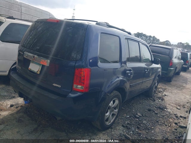 Honda Pilot Ex-l 2014 5FNYF4H74EB015779 Image 4