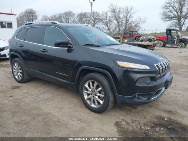 Auction sale of the 2014 Jeep Cherokee Limited, vin: 1C4PJMDB6EW108867, lot number: 39089371