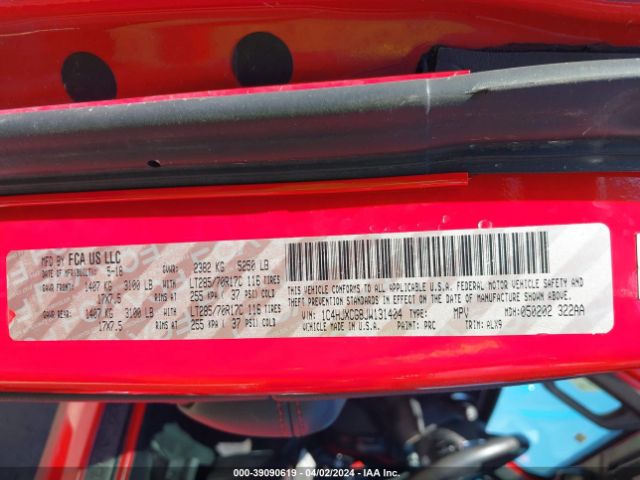 1C4HJXCG8JW131404 Jeep Wrangler Rubicon 4x4