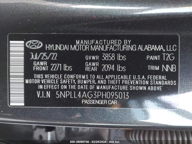Hyundai ELANTRA SE 2023 5NPLL4AG3PH095013 Image 9
