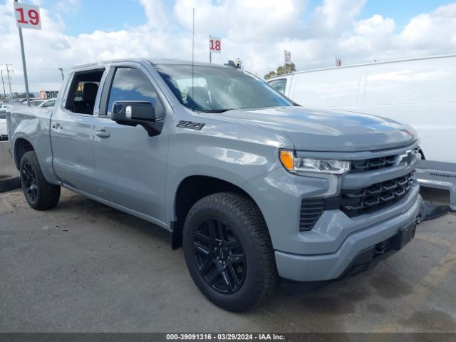 Auction sale of the 2024 Chevrolet Silverado 1500 4wd  Short Bed Rst, vin: 2GCUDEED2R1165404, lot number: 39091316