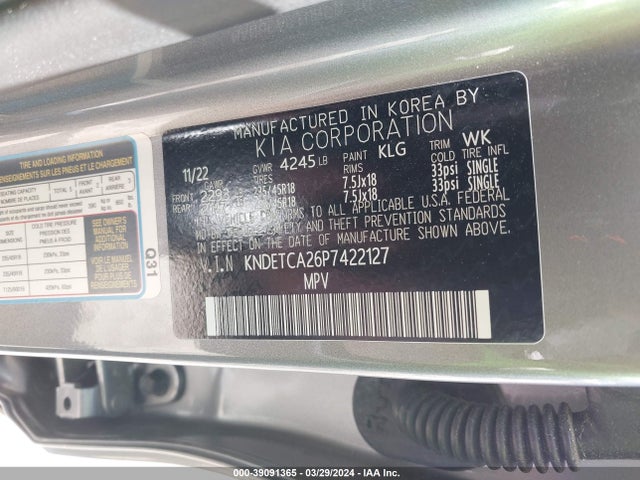 KIA Seltos Sx Turbo 2023 KNDETCA26P7422127 Image 9