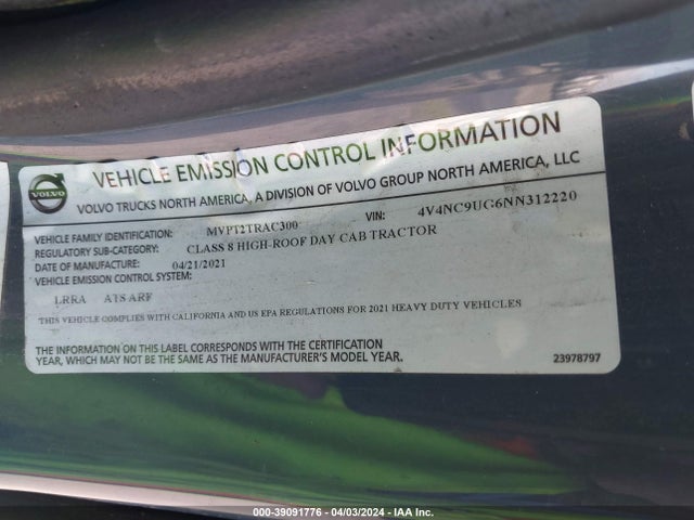 Volvo VNL 2022 4V4NC9UG6NN312220 Image 18