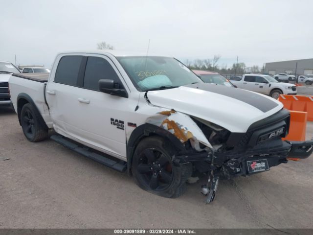 Продажа на аукционе авто 2019 Ram 1500 Classic Warlock  4x2 5'7 Box, vin: 1C6RR6LT5KS621397, номер лота: 39091889