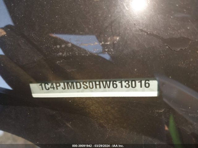 1C4PJMDS0HW613016 Jeep Cherokee Limited 4x4