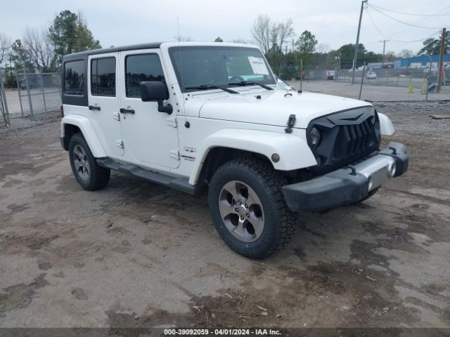 Продажа на аукционе авто 2016 Jeep Wrangler Unlimited Sahara, vin: 1C4BJWEG5GL292204, номер лота: 39092059