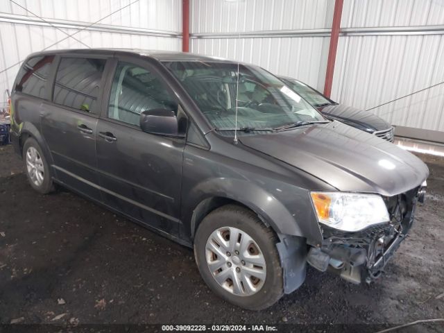 Продажа на аукционе авто 2016 Dodge Grand Caravan Se, vin: 2C4RDGBG4GR209577, номер лота: 39092228