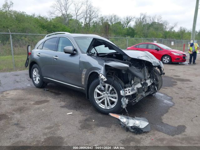 Auction sale of the 2017 Infiniti Qx70, vin: JN8CS1MU9HM143063, lot number: 39092643