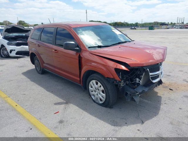 39092863 :رقم المزاد ، 3C4PDCAB2ET303974 vin ، 2014 Dodge Journey American Value Pkg مزاد بيع