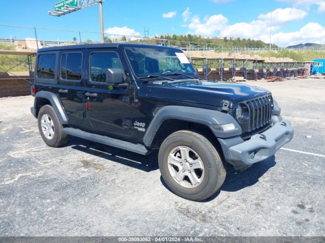 Auction sale of the 2020 Jeep Wrangler Unlimited Sport S 4x4, vin: 1C4HJXDN1LW173431, lot number: 39093062