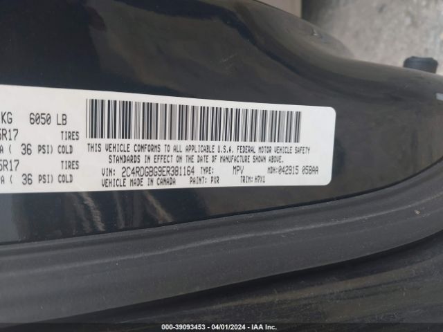 2C4RDGBG9ER381164 Dodge Grand Caravan American Value Pkg