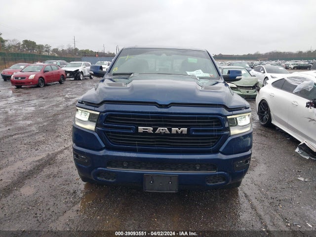 1C6SRFJT6NN345657 RAM 1500 Laramie  4x4 5'7 Box