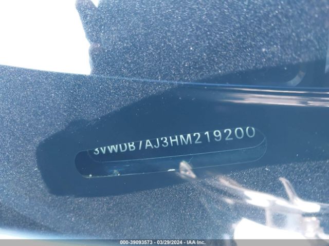 3VWDB7AJ3HM219200 Volkswagen Jetta 1.4t Se