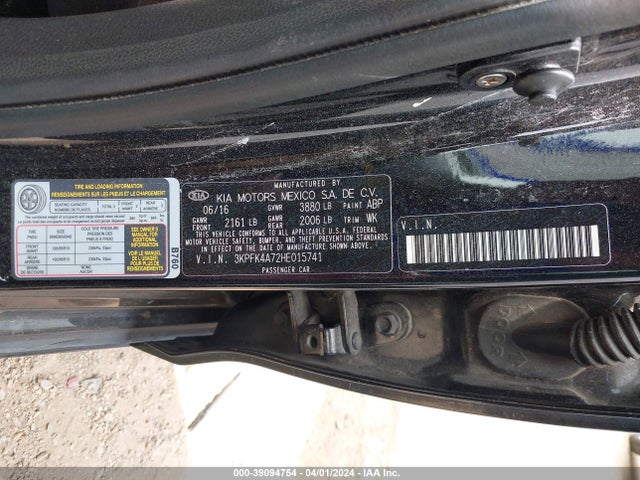 KIA FORTE LX 2017 3KPFK4A72HE015741 Image 9