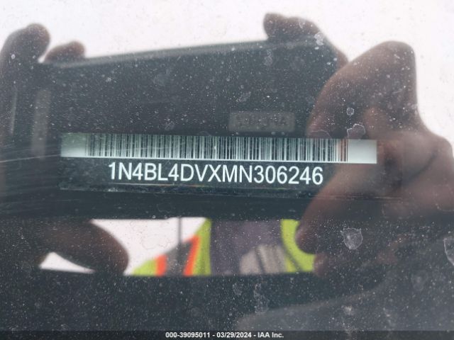 1N4BL4DVXMN306246 Nissan Altima Sv Fwd