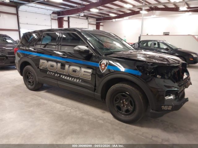 2022 Ford Police Interceptor Utility მანქანა იყიდება აუქციონზე, vin: 1FM5K8AB2NGA56966, აუქციონის ნომერი: 39095099