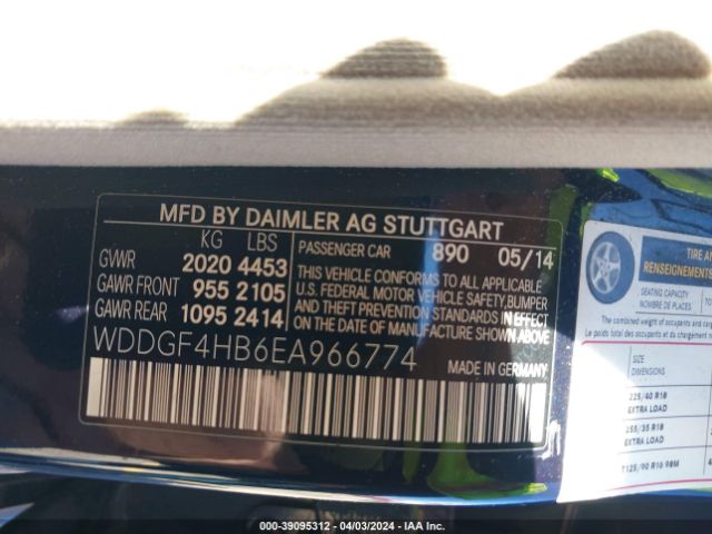 WDDGF4HB6EA966774 Mercedes-Benz C 250 Luxury/sport