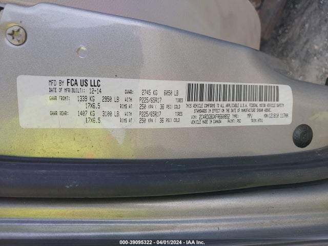 Dodge Grand Caravan Se 2015 2C4RDGBGXFR660852 Image 9
