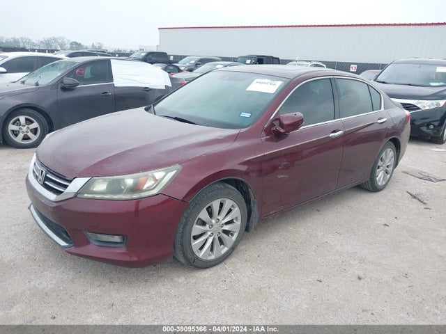 Honda Accord Ex-l V-6 2014 1HGCR3F86EA043083 Image 2