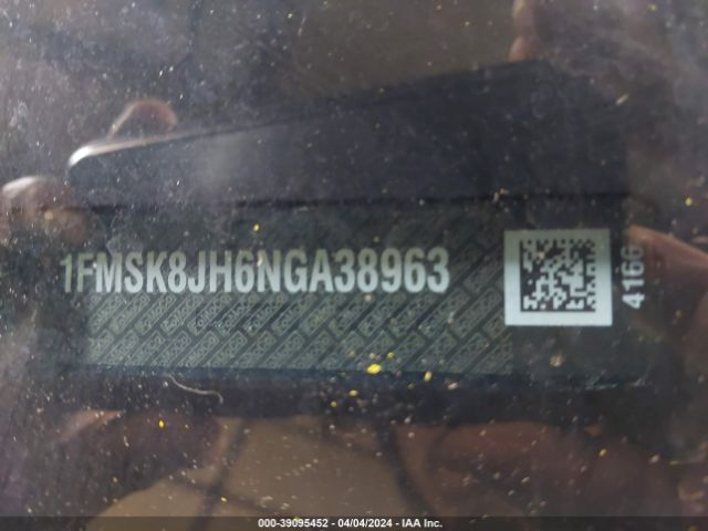 1FMSK8JH6NGA38963 Ford Explorer Timberline