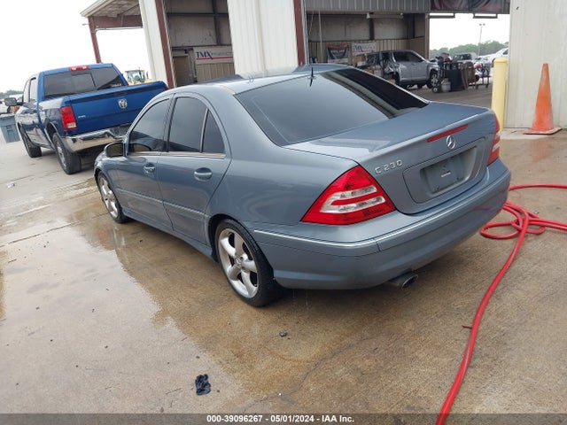 39096267 :رقم المزاد ، WDBRF52H66F760959 vin ، 2006 Mercedes-benz C 230 Sport مزاد بيع