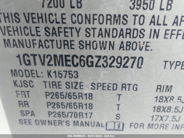 GMC Sierra 1500 Sle 2016 1GTV2MEC6GZ329270 Image 9