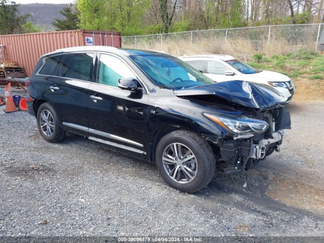 2020 Infiniti Qx60 Luxe მანქანა იყიდება აუქციონზე, vin: 5N1DL0MN2LC540155, აუქციონის ნომერი: 39096879