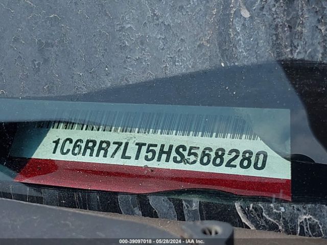 1C6RR7LT5HS568280 RAM 1500 Lone Star  4x4 5'7 Box