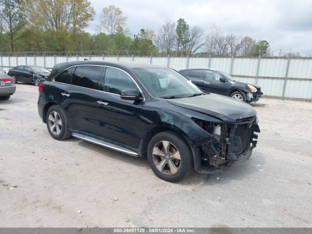 2015 Acura Mdx მანქანა იყიდება აუქციონზე, vin: 5FRYD3H25FB013589, აუქციონის ნომერი: 39097129