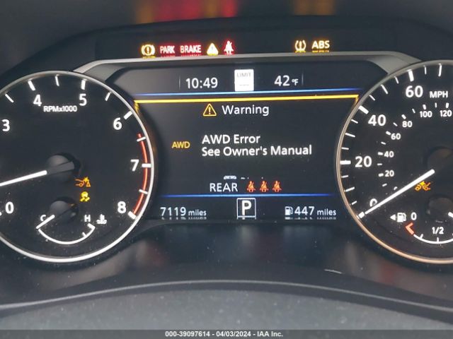 1N4BL4EW8PN332646 Nissan Altima Sl Intelligent Awd