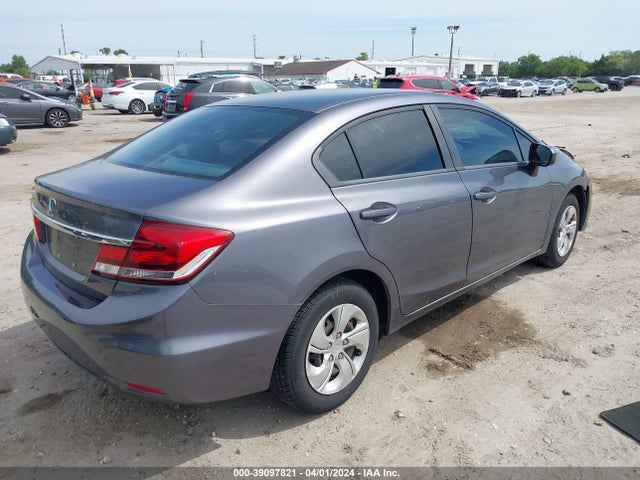 Honda Civic Lx 2014 2HGFB2F59EH512542 Image 4