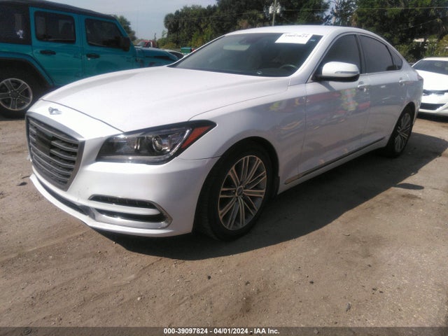 Genesis G80 3.8 2018 KMHGN4JE9JU238663 Image 2