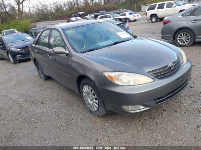 Auction sale of the 2003 Toyota Camry Xle, vin: 4T1BE32K33U763360, lot number: 39098092