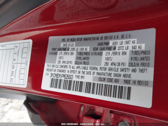 Mazda Cx-30 2.5 S Premium 2023 3MVDMBDMXPM526883 Image 9