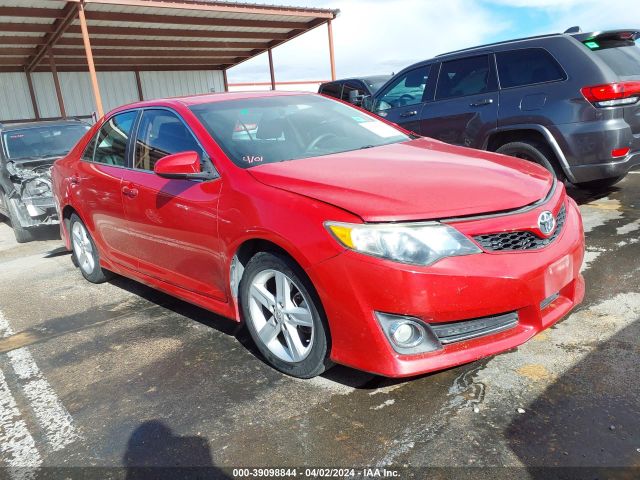 Auction sale of the 2014 Toyota Camry Se, vin: 4T1BF1FK4EU837867, lot number: 39098844