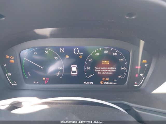 1HGCY2F64PA055747 Honda Accord Hybrid Ex-l