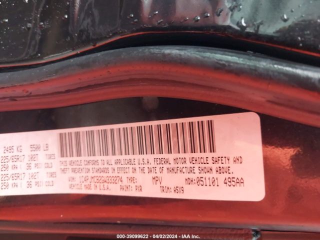 Jeep Cherokee Latitude 2016 1C4PJMCB2GW333274 Image 9