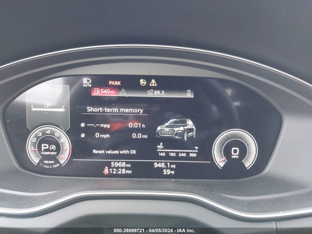 WA1EAAFY1P2157020 Audi Q5 Premium Plus 45 Tfsi S Line Quattro