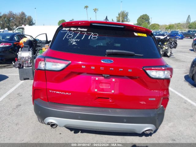 1FMCU0DZXLUC74602 Ford Escape Titanium Hybrid