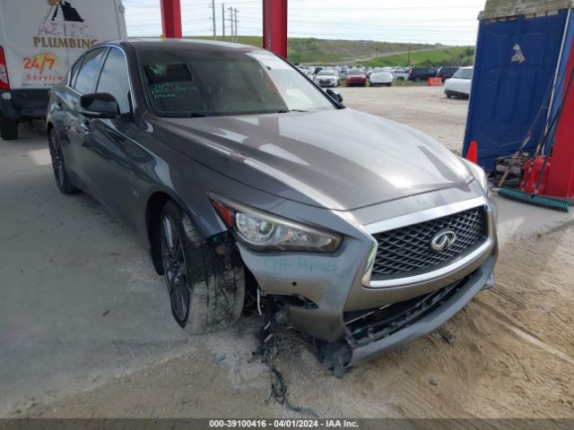 39100416 :رقم المزاد ، JN1FV7AP5JM461076 vin ، 2018 Infiniti Q50 3.0t Red Sport 400 مزاد بيع