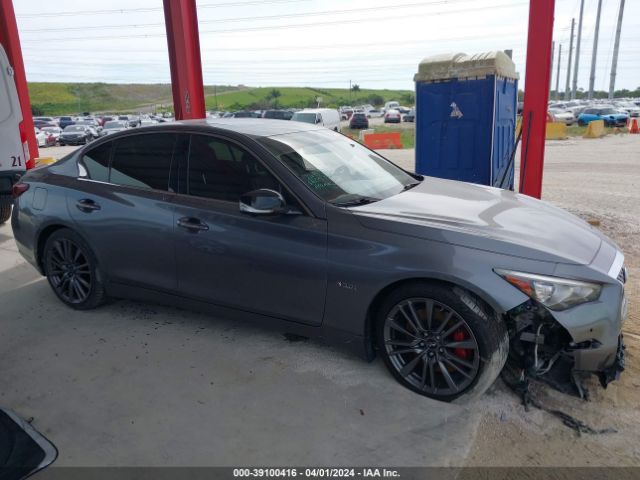 JN1FV7AP5JM461076 Infiniti Q50 3.0t Red Sport 400