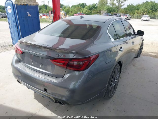 JN1FV7AP5JM461076 Infiniti Q50 3.0t Red Sport 400