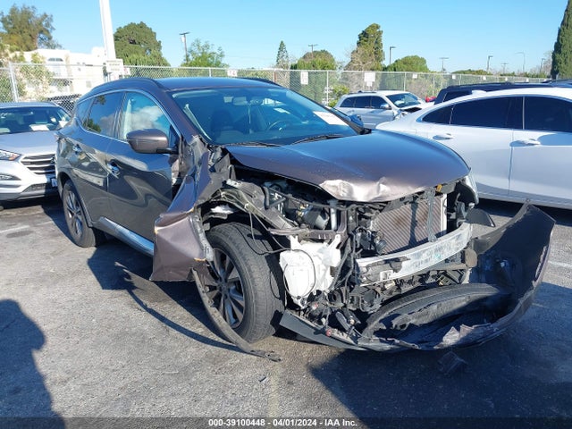 Nissan MURANO SV 2018 5N1AZ2MG7JN155612 Image 1