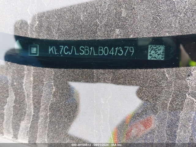 Chevrolet Trax Fwd Lt 2020 KL7CJLSB1LB041379 Image 9