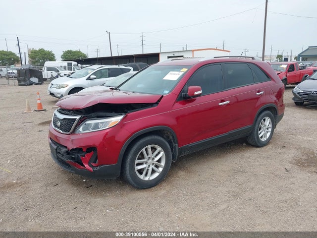 KIA SORENTO LX 2014 5XYKT4A60EG442742 Image 2